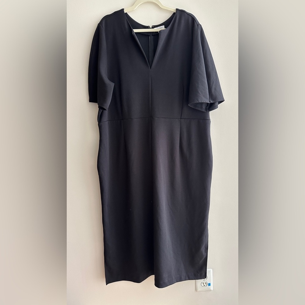 Nordstrom Classic Black Sheath Dress, Size 3X